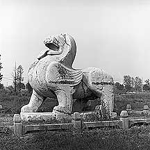 Picture of 南京六朝石刻--狮子 Nanjing Six Dynasties Stone Beasts--Lio