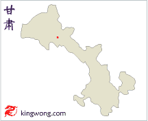 image link to map of Gansu province