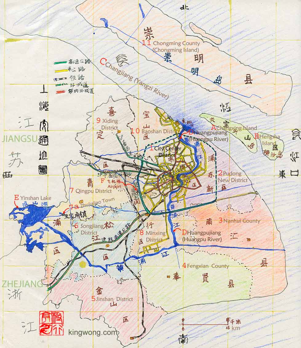 Shanghai map