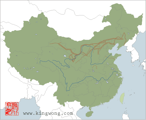 ﳤǵͼ map of Great Wall