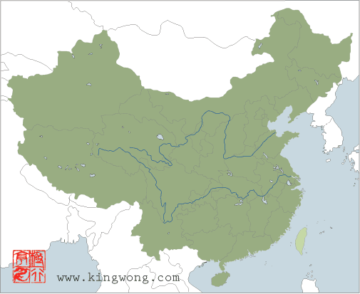 map of China