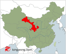 甘肃省地图 image map of China page