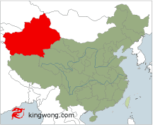 image map of China page