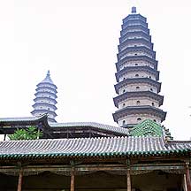 Taiyuan City - Twin Pagoda,Sample2006