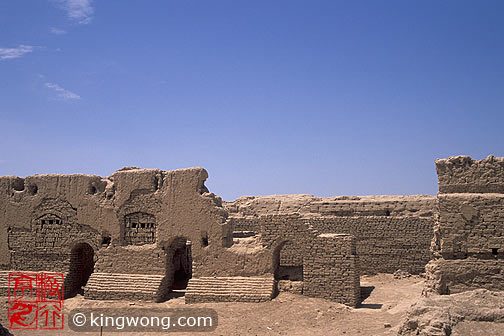 ߲ʳ Gaochang Ruins - Palace area remains
